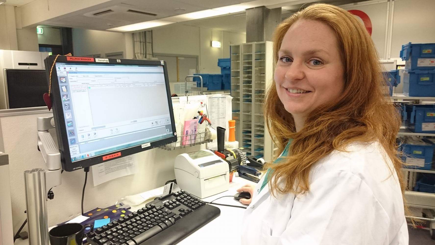 Sykehusfarmasøyt Kristin Grønningsæter Kristiansen. Foto: Sykehusapotekene i Midt-Norge HF. 