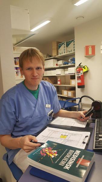 Terje Halbostad, klinisk farmasøyt ved Sykehusapoteket i Namsos. Foto: Sykehusapotekene i Midt-Norge.