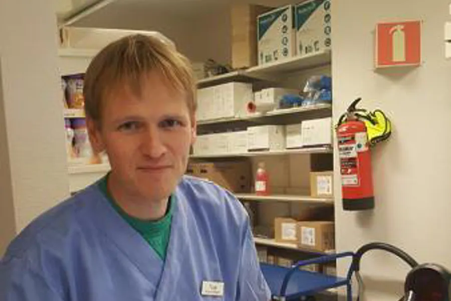 Terje Halbostad, klinisk farmasøyt ved Sykehusapoteket i Namsos. Foto: Sykehusapotekene i Midt-Norge.