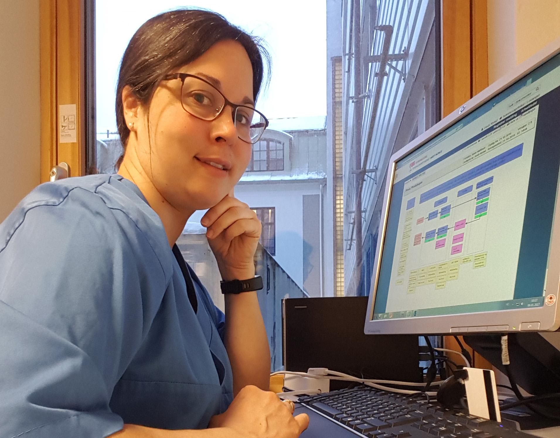 Farmasøyt Heidi Alstad,  Sykehusapoteket i Levanger. Foto: Sykehusapotekene i Midt-Norge.  